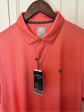 Callaway Men's Coral Performance Golf Polo